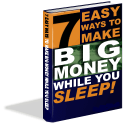 7 Easy Ways To Make Big Money While You Sleep!