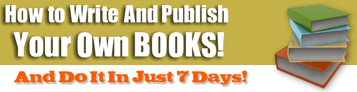 How to Write and Publish Your Own Books