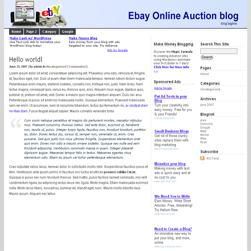 ebay theme