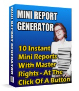 Mini Report Generator With Master Resell Rights