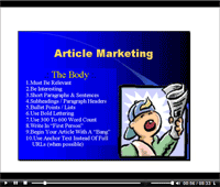 article marketing video tutorials