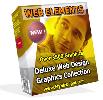 web elements deluxe web design graphics collection