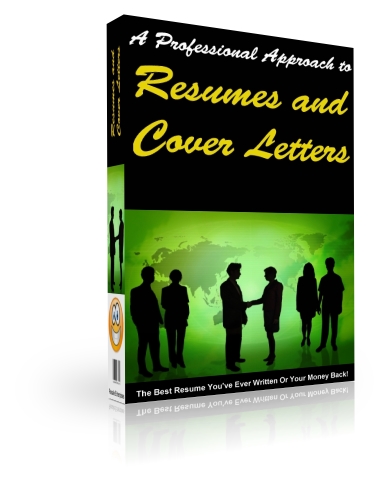 Professional Approach to Resumes and Cover Letters eBook