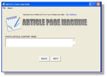 Article Page Machine Screenshot